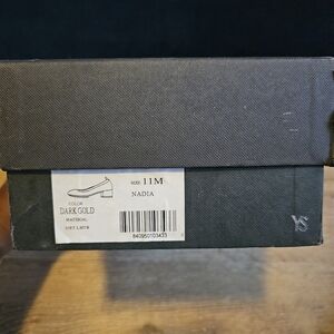 Yosi Samra Dark Gold Heels